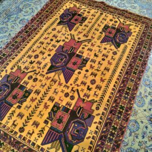 Persian Afshar wool rug